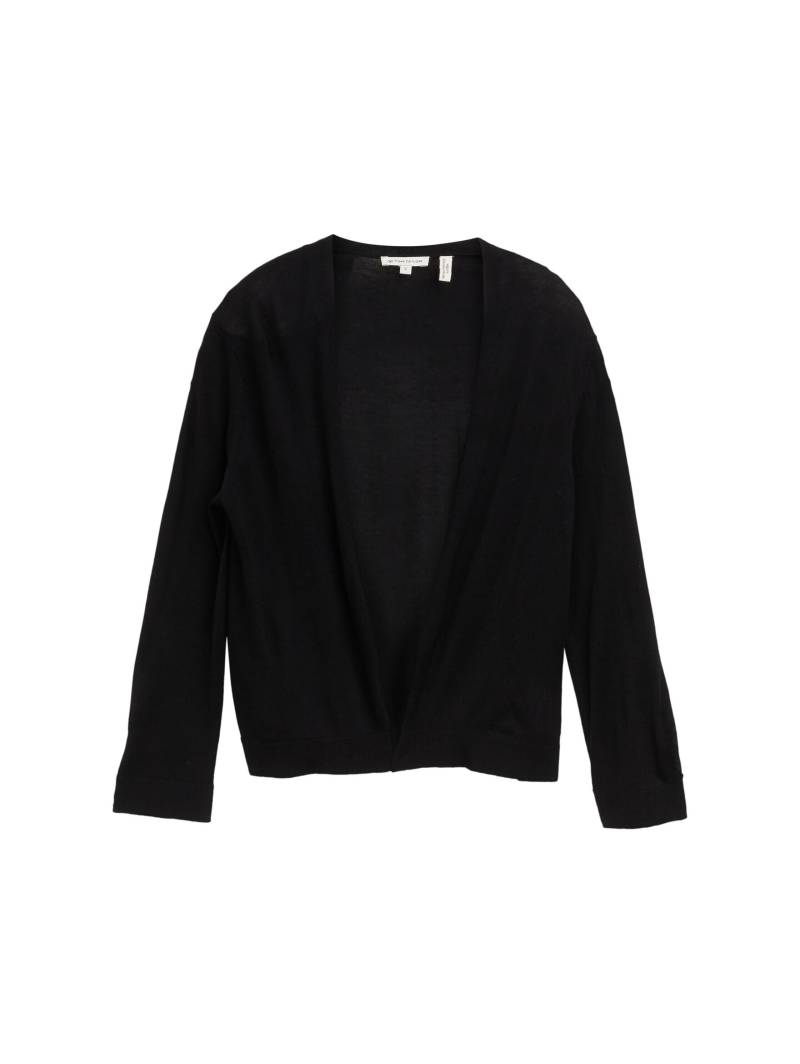 Tom Tailor - Basic Cardigan deep black - Gr. - L von Tom Tailor