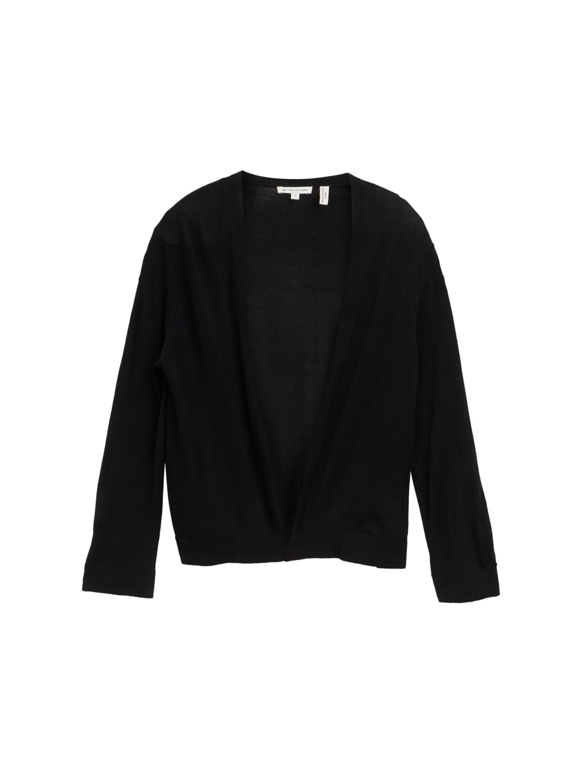 Tom Tailor - Basic Cardigan deep black - Gr. - S von Tom Tailor