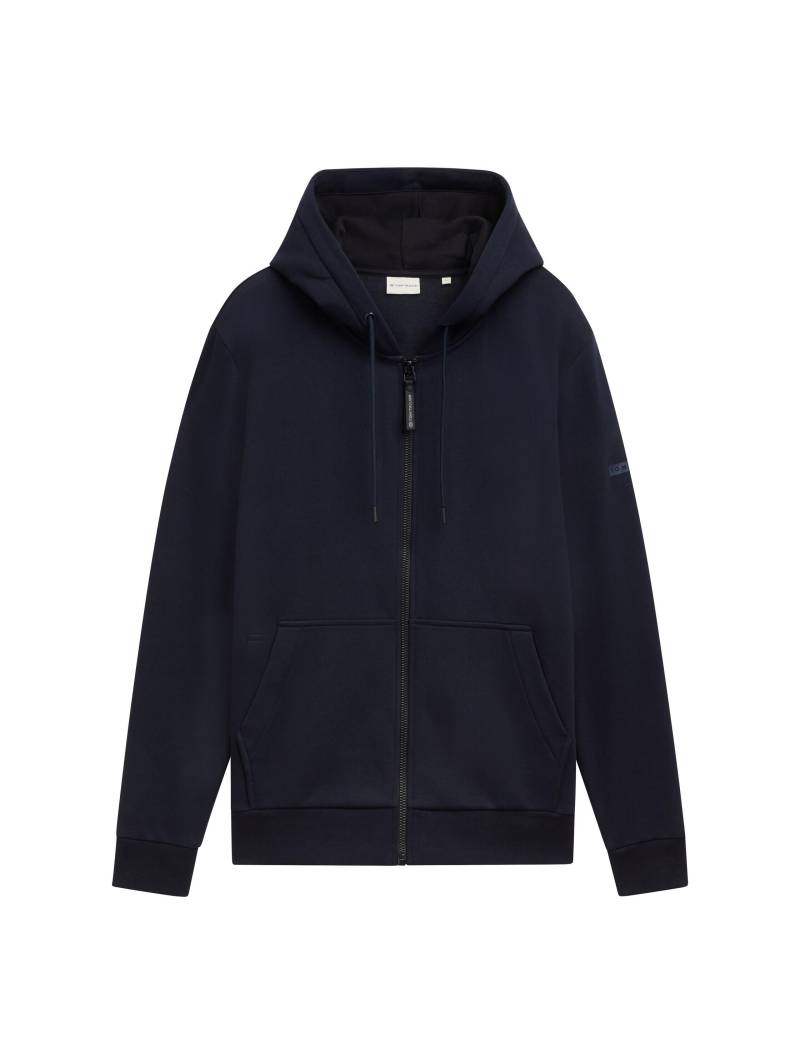 Tom Tailor - Basic Hoodie Sweatjacke sky captain blue - Gr. - M von Tom Tailor
