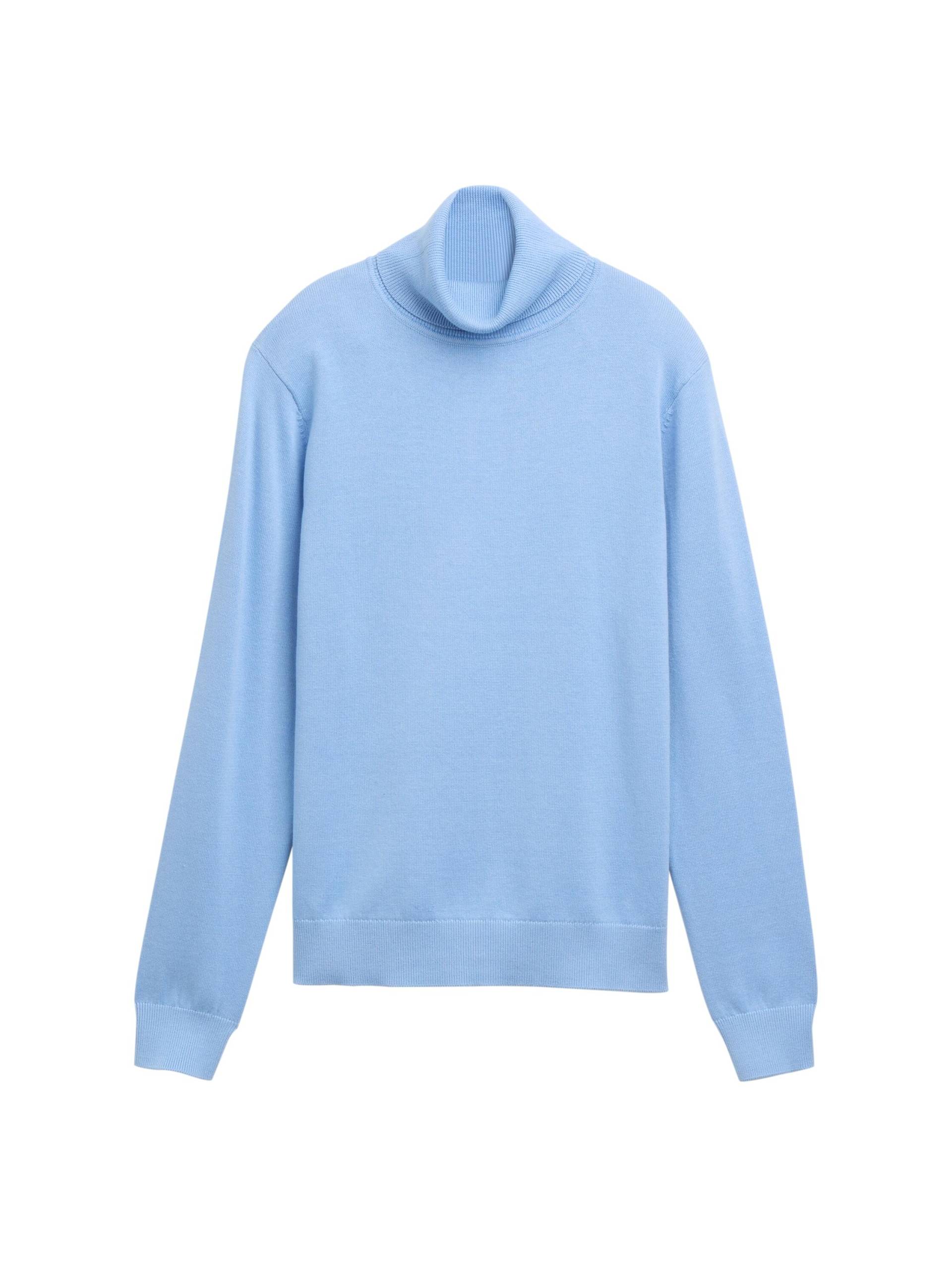 Tom Tailor - Basic Rollkragenpullover light fjord blue - Gr. - XXXL von Tom Tailor