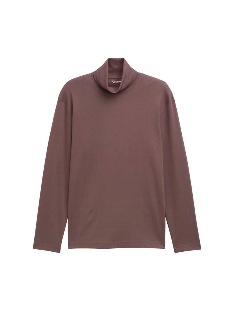 Tom Tailor - Basic Rollkragenshirt braun - Gr. - XL von Tom Tailor