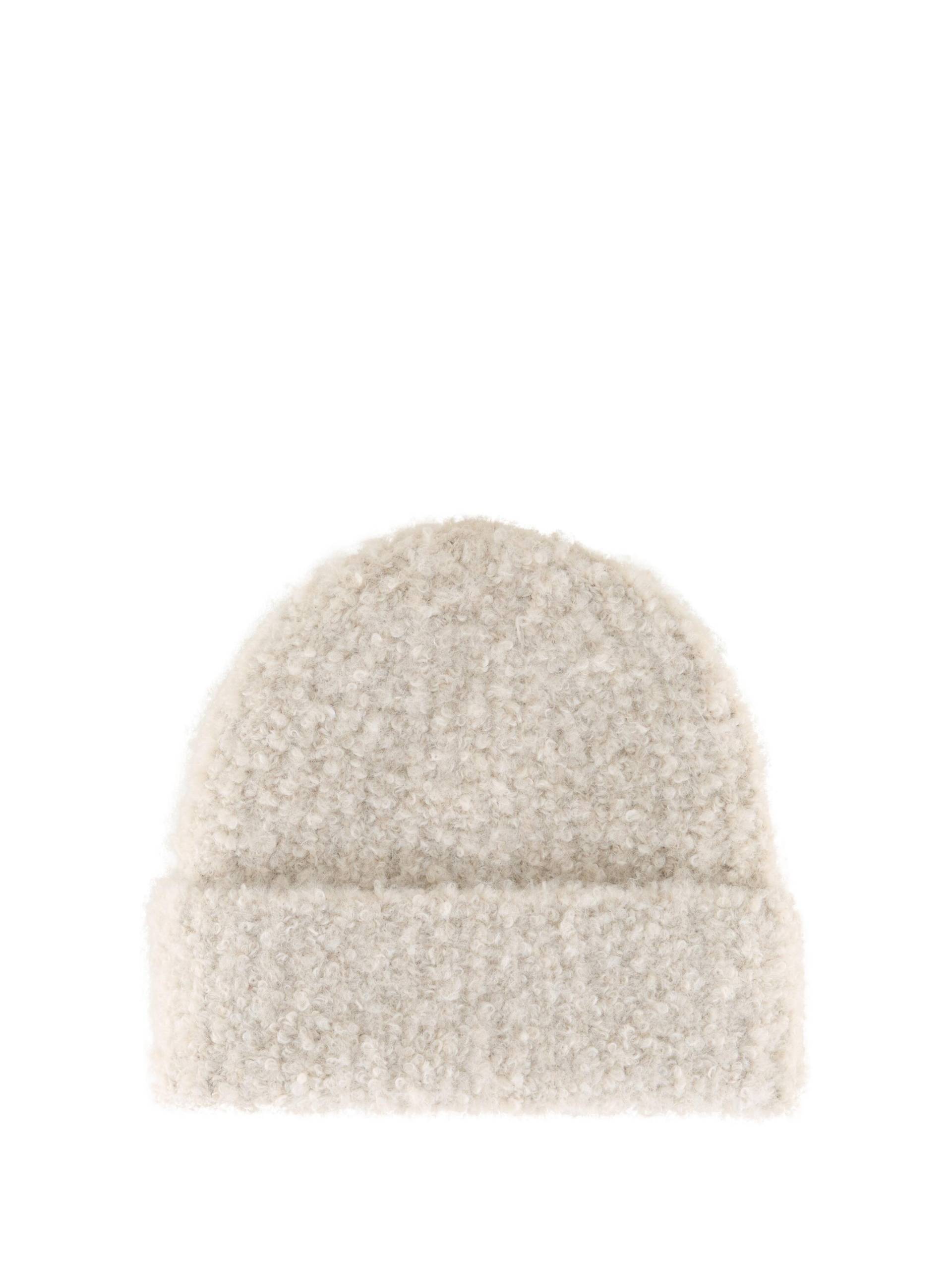 Tom Tailor - Beanie Mütze mit Umschlag sand stone beige melange - Gr. - OS von Tom Tailor