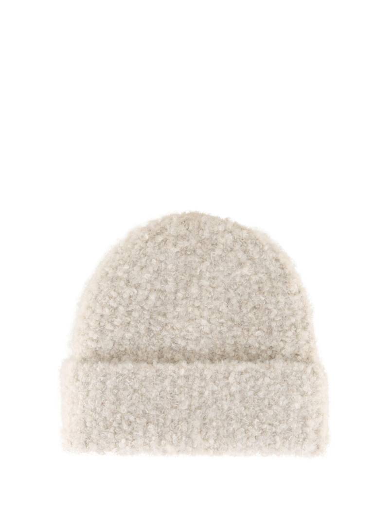 Tom Tailor - Beanie Mütze mit Umschlag sand stone beige melange - Gr. - OS von Tom Tailor