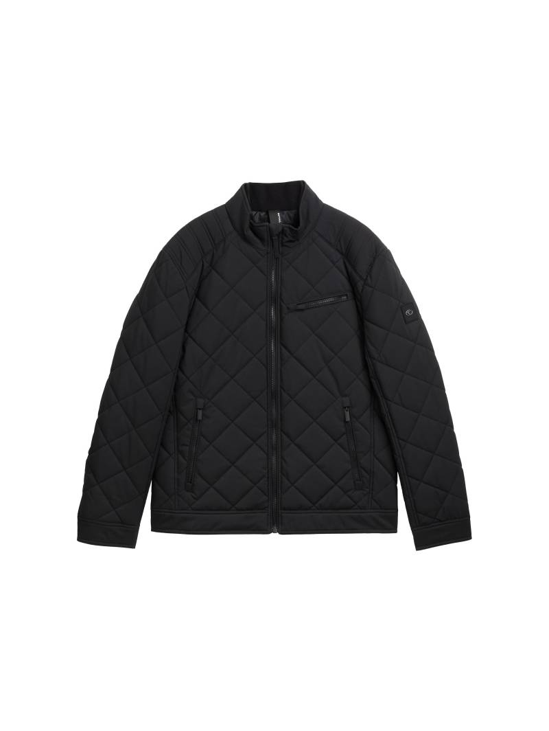 Tom Tailor - Bikerjacke mit Steppung black - Gr. - XXXL von Tom Tailor