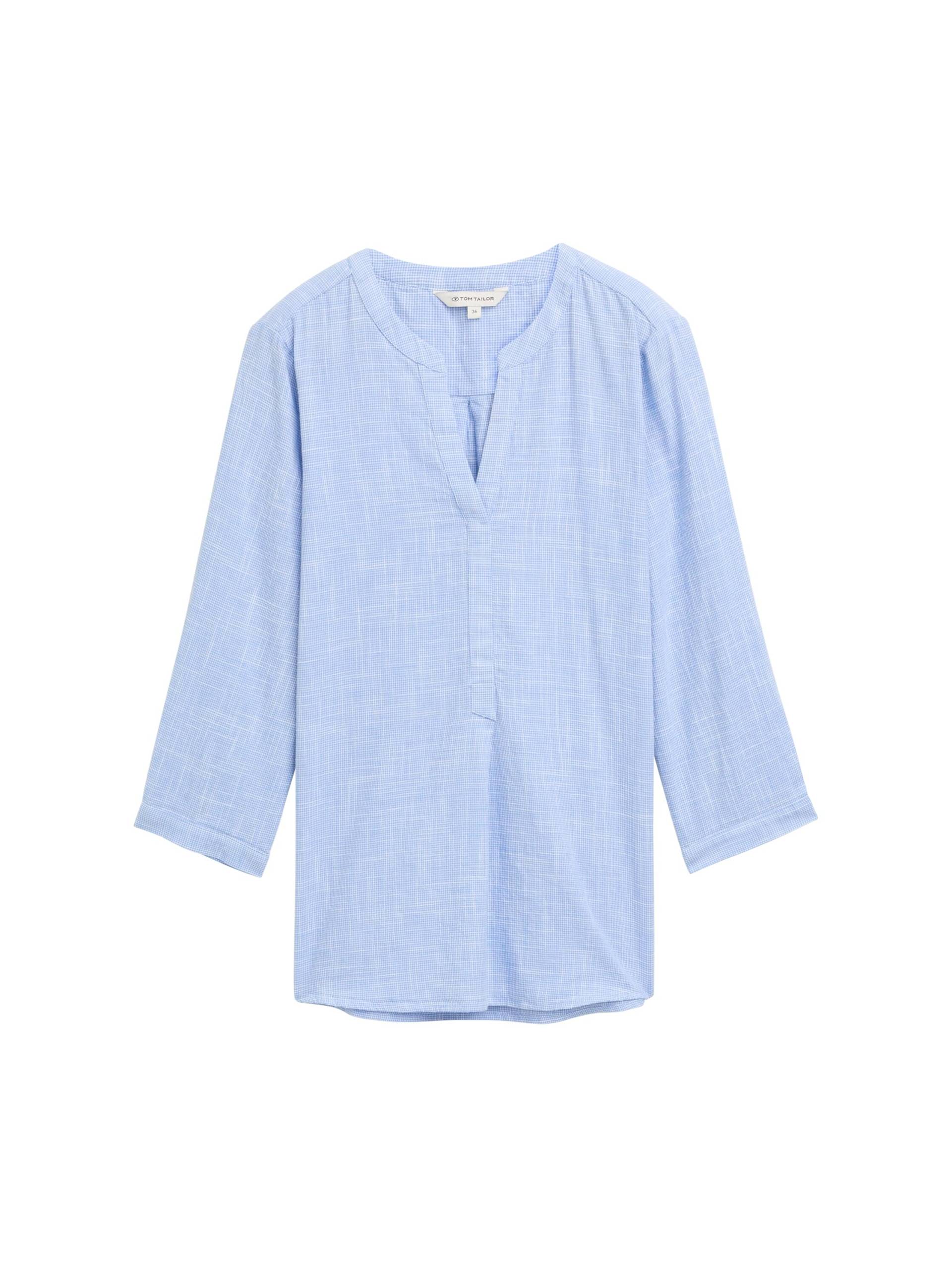 Tom Tailor - Bluse aus Baumwolle dreamy blue - Gr. - 38 von Tom Tailor