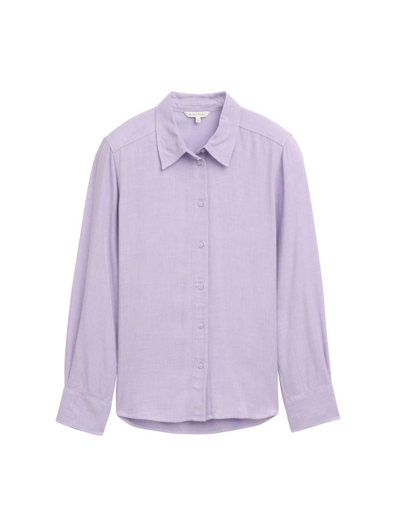 Tom Tailor - Bluse aus Viskose soft lavender melange - Gr. - 40 von Tom Tailor