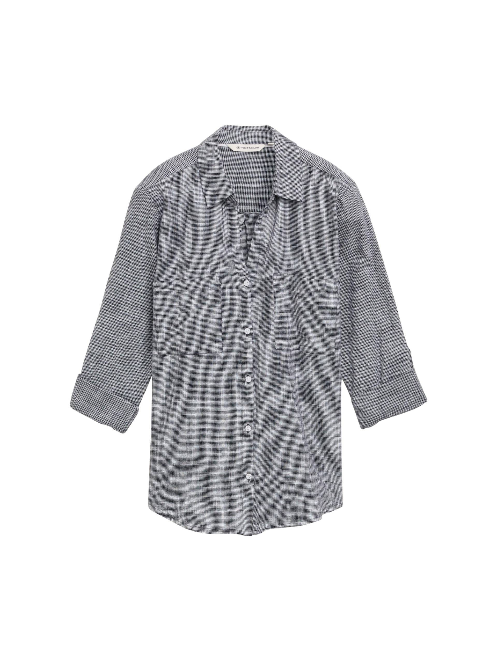 Tom Tailor - Bluse mit Brusttaschen midnight navy blue - Gr. - 34 von Tom Tailor