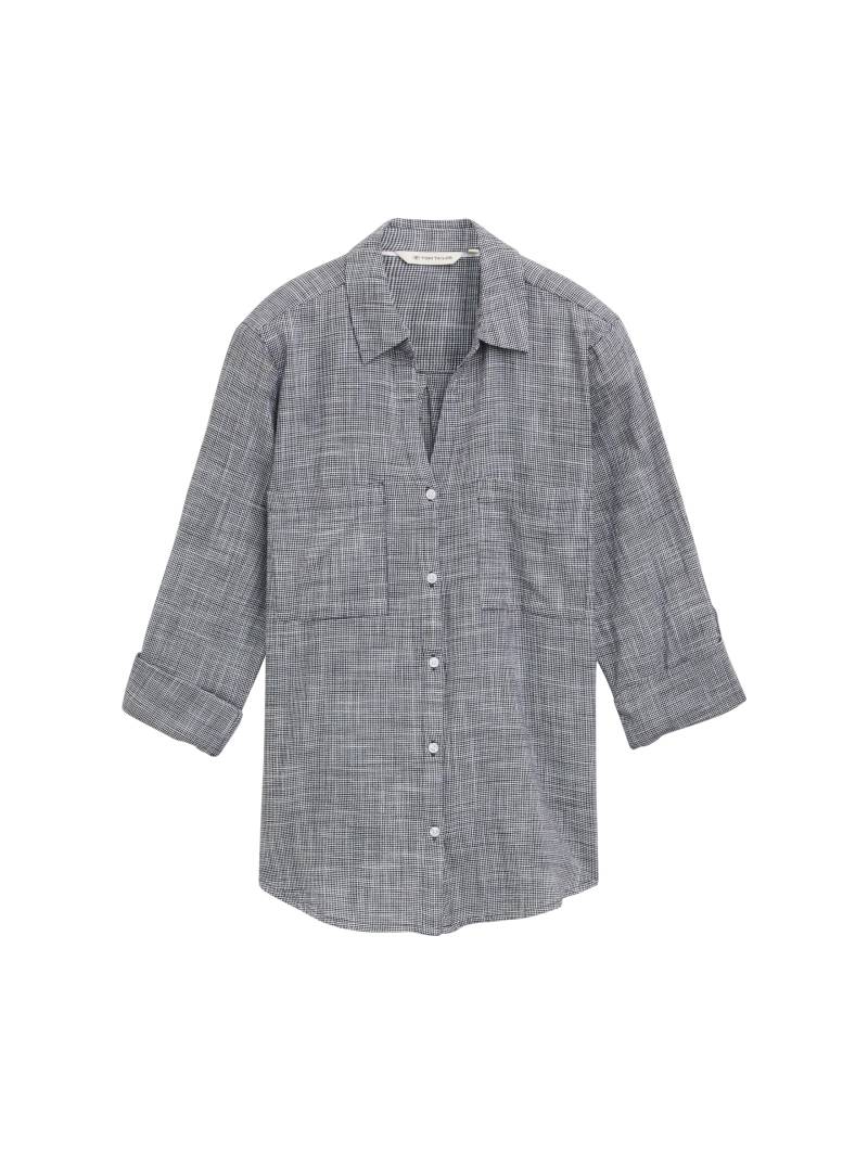 Tom Tailor - Bluse mit Brusttaschen midnight navy blue - Gr. - 44 von Tom Tailor