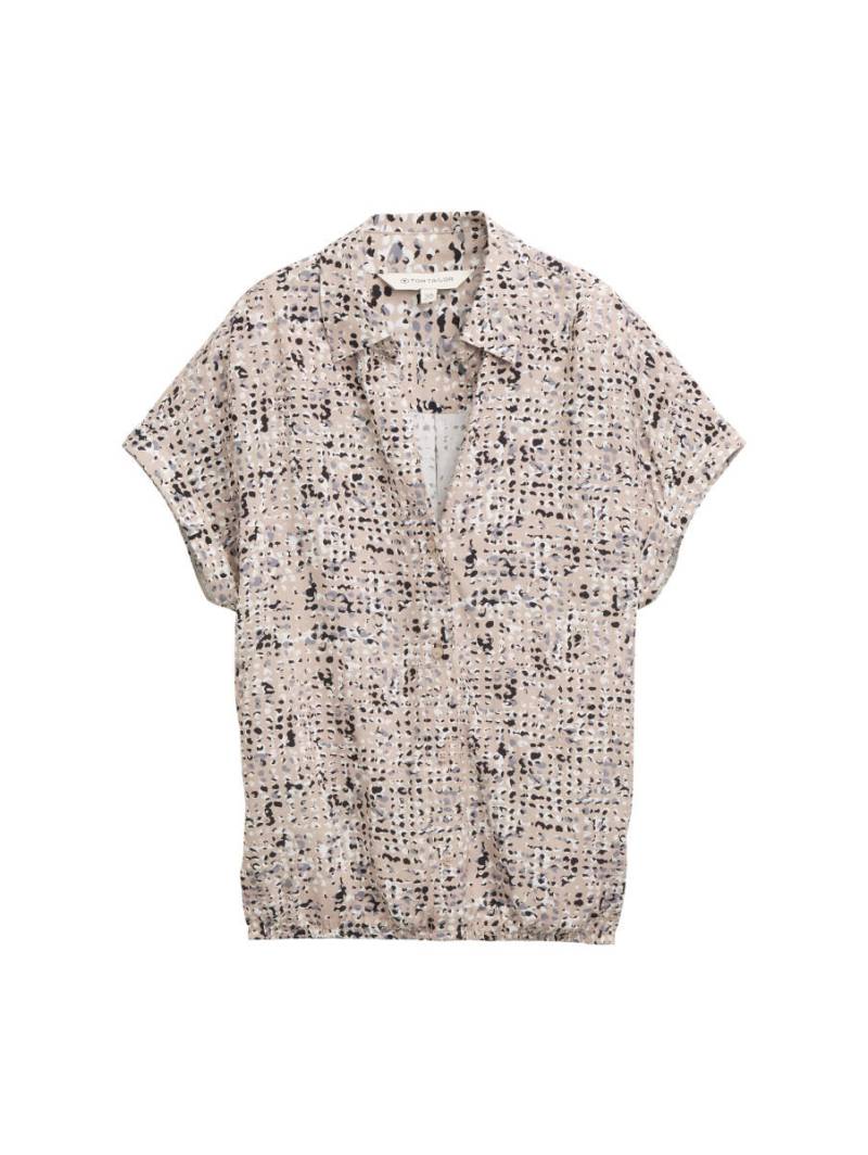 Tom Tailor - Bluse mit Muster braun - Gr. - 38 von Tom Tailor
