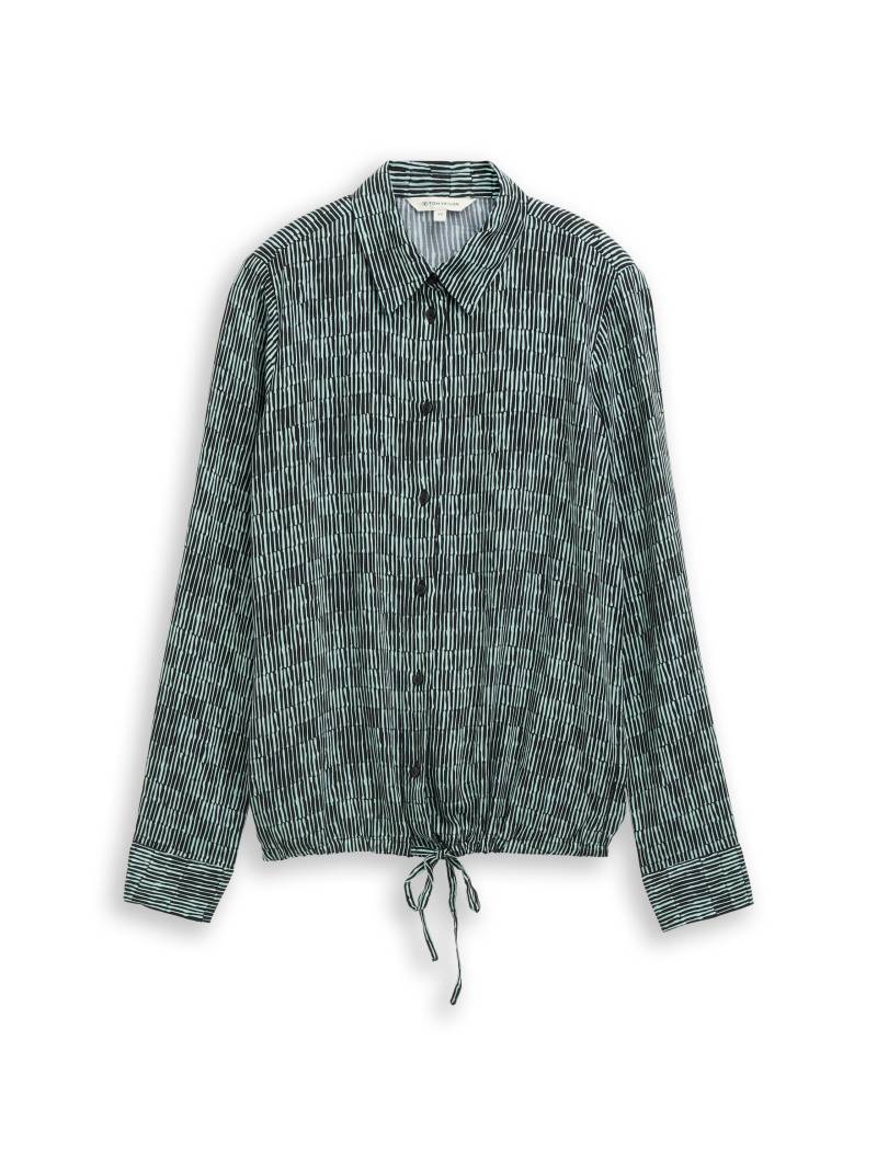 Tom Tailor - Bluse mit Muster irregular moss graphic design - Gr. - 40 von Tom Tailor