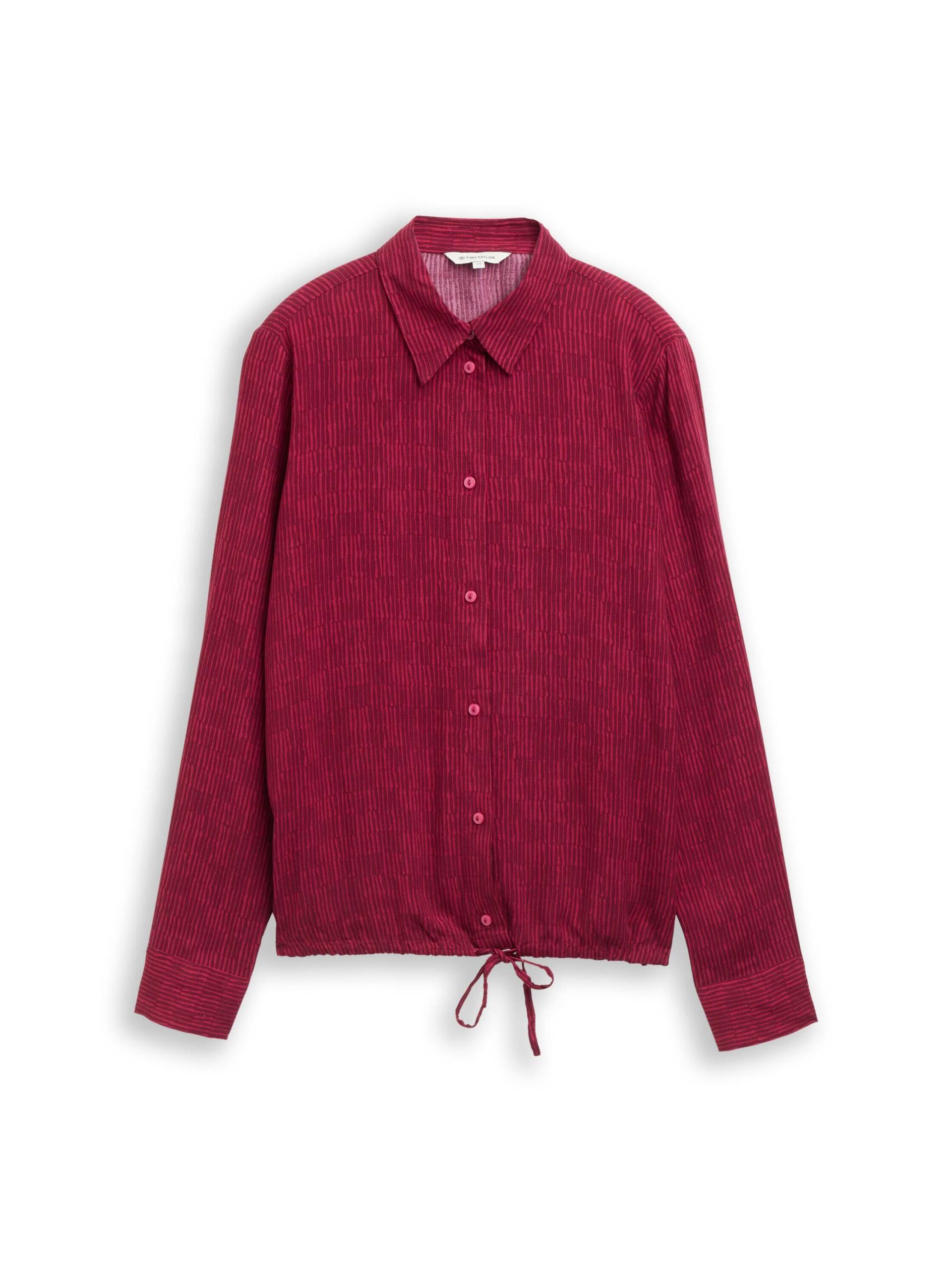 Tom Tailor - Bluse mit Muster irregular pink graphic design - Gr. - 40 von Tom Tailor