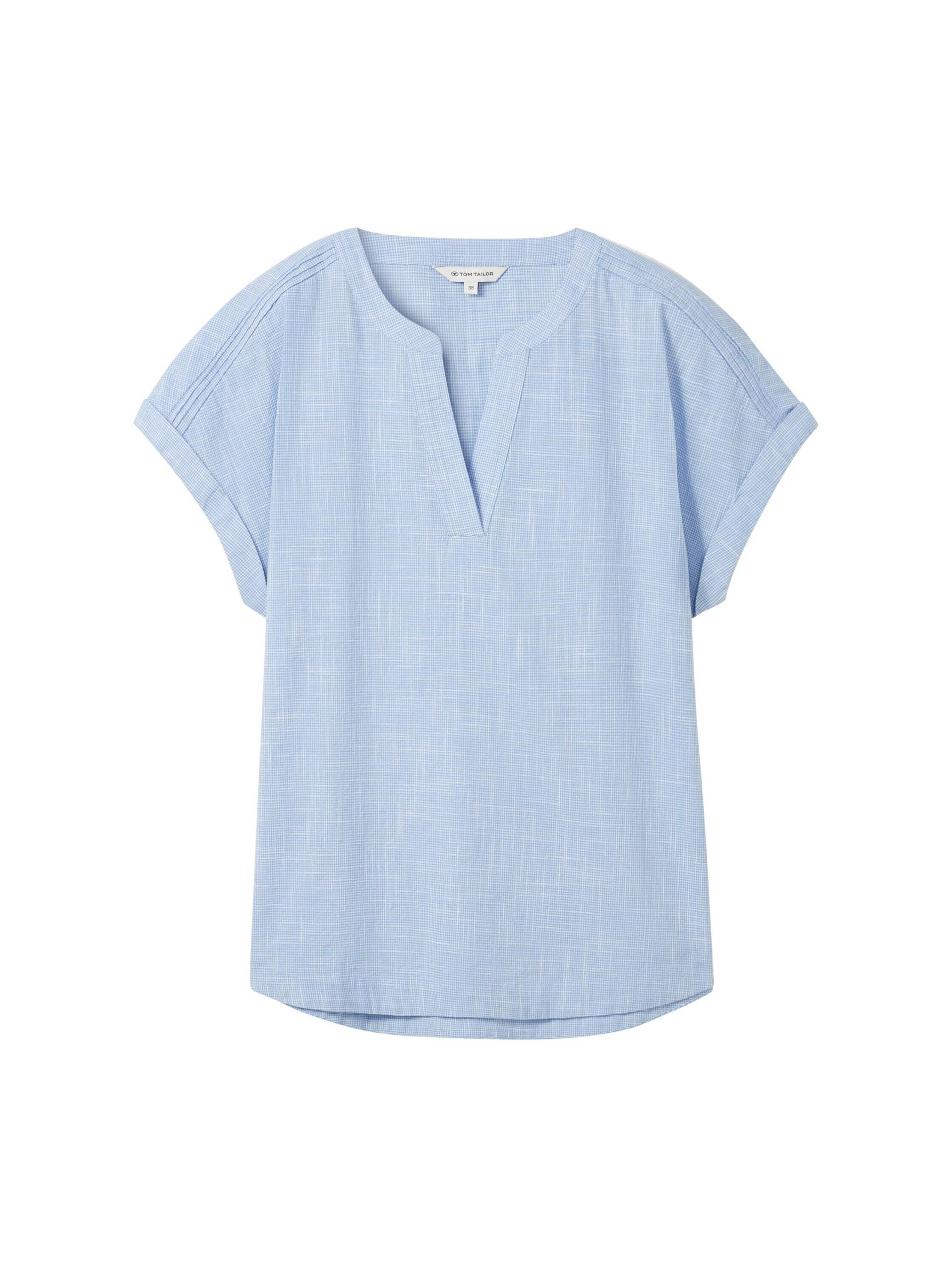 Tom Tailor - Bluse mit Struktur dreamy blue - Gr. - 40 von Tom Tailor