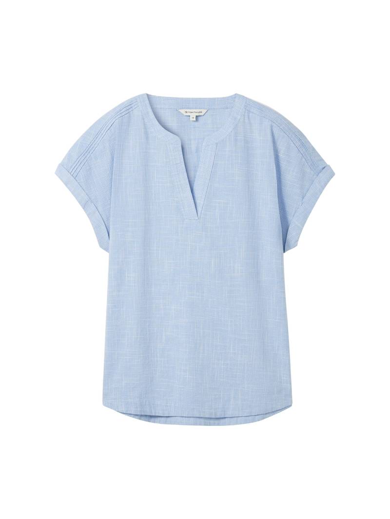 Tom Tailor - Bluse mit Struktur dreamy blue - Gr. - 40 von Tom Tailor