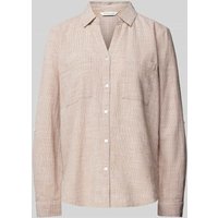 Tom Tailor Bluse mit Umlegekragen in Beige, Größe 36 von Tom Tailor