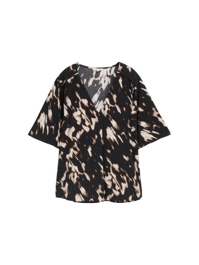 Tom Tailor - Bluse mit V-Ausschnitt braun - Gr. - 44 von Tom Tailor