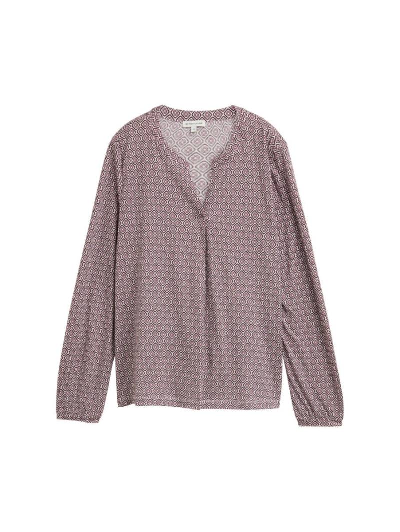 Tom Tailor - Blusenshirt mit Bügelfalte rot - Gr. - XXL von Tom Tailor