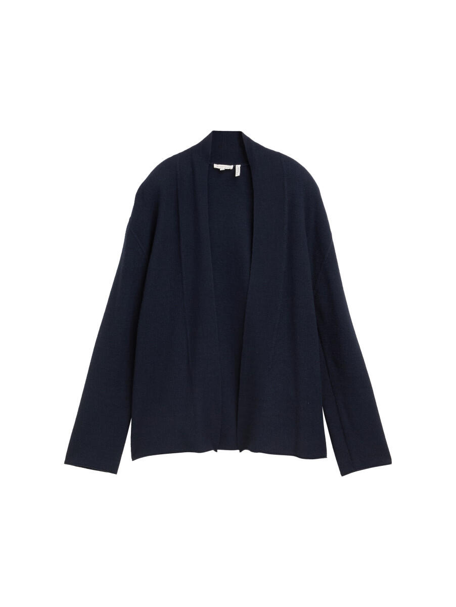Tom Tailor - Cardigan mit LENZING EcoVero blau - Gr. - S von Tom Tailor