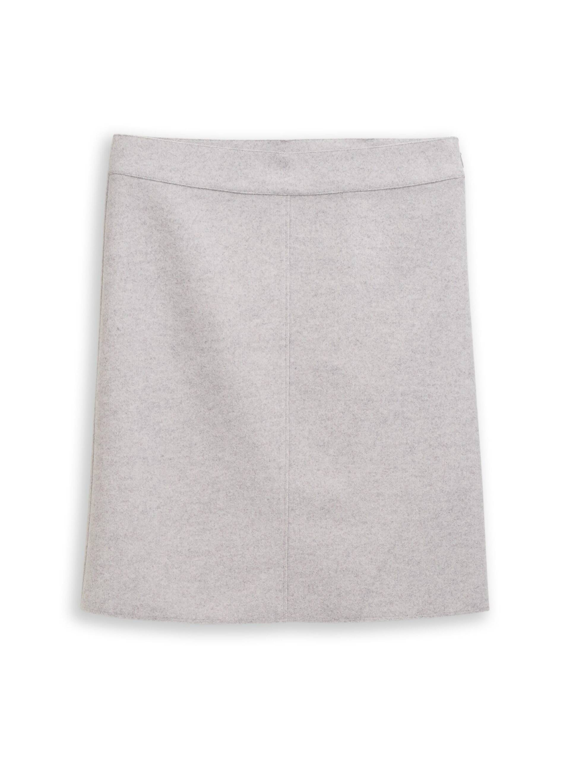 Tom Tailor - Cosy Rock in Melange-Optik medium silver grey melange - Gr. - 42 von Tom Tailor