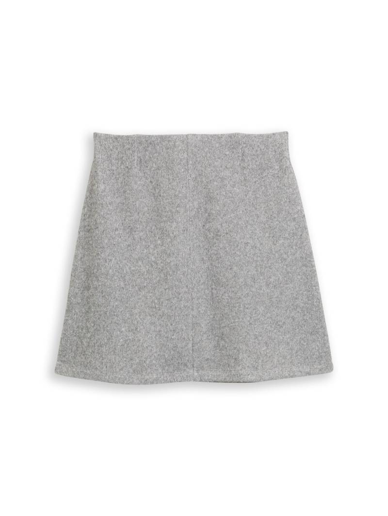 Tom Tailor - Cosy Rock in Melange-Optik medium silver grey melange - Gr. - 42 von Tom Tailor