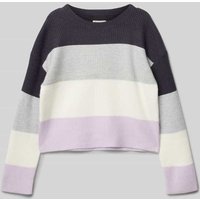 Tom Tailor Cropped Strickpullover mit Colour Blocking in Flieder, Größe 176 Tom Tailor Cropped Strickpullover mit Colour Blocking in Flieder, Größe 176 von Tom Tailor