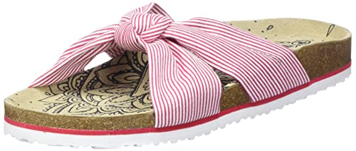 Tom Tailor Damen 3293407 Sandale, red-Silver, 38 EU Tom Tailor Damen 3293407 Sandale, red-Silver, 38 EU von TOM TAILOR