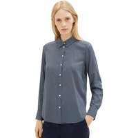 Tom Tailor Damen Bluse PRINTED COLLAR - Relaxed Fit von Tom Tailor