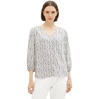 Tom Tailor Damen Bluse PRINTED V-NECK 3/4 - Relaxed Fit von Tom Tailor