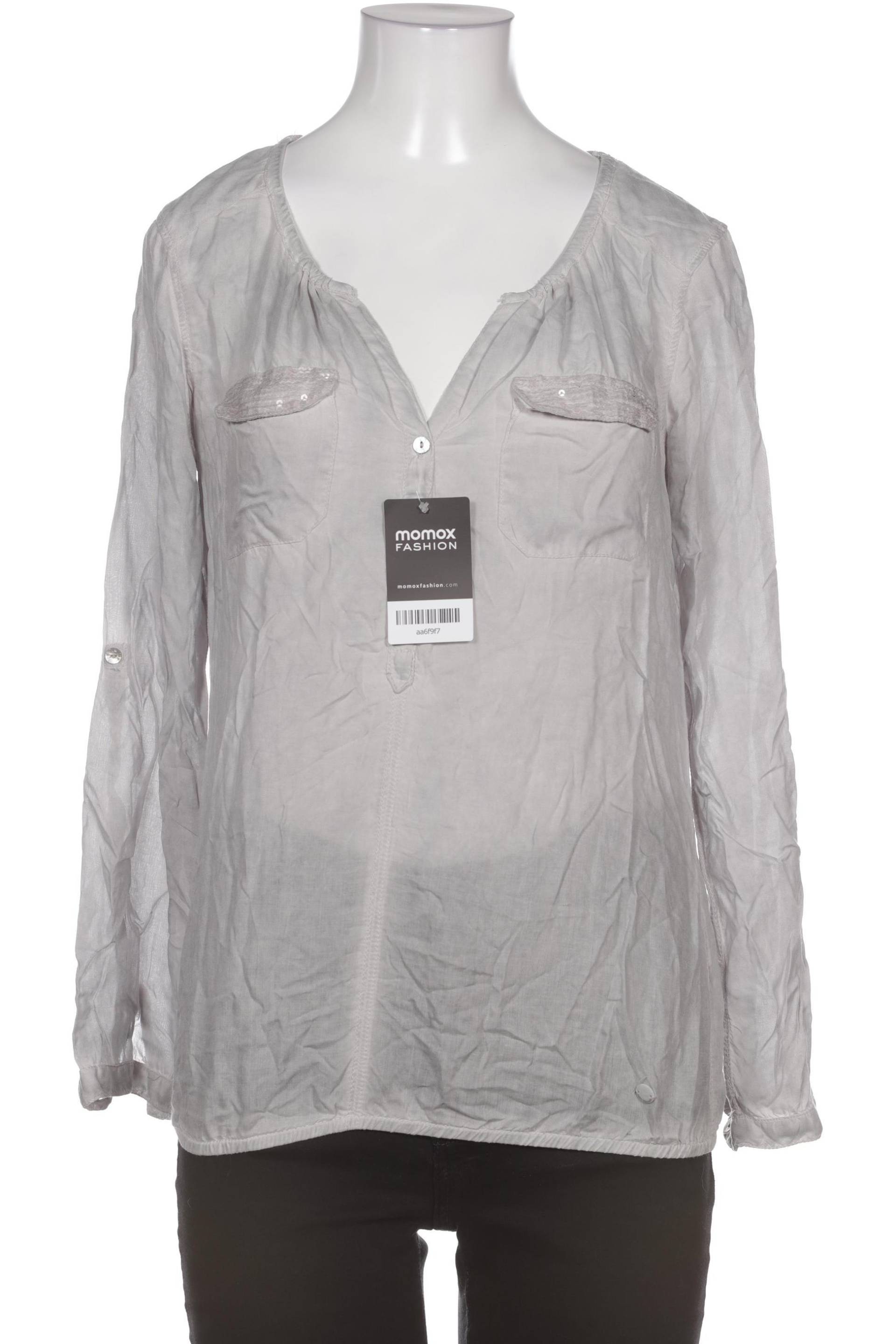 Tom Tailor Damen Bluse, grau, Gr. 36 von Tom Tailor