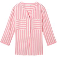 Tom Tailor Damen Kurzarm Bluse STRIPED - Regular Fit von Tom Tailor