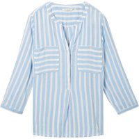 Tom Tailor Damen Kurzarm Bluse STRIPED - Regular Fit von Tom Tailor