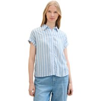 Tom Tailor Damen Kurzarm Bluse STRIPED - Relaxed Fit von Tom Tailor