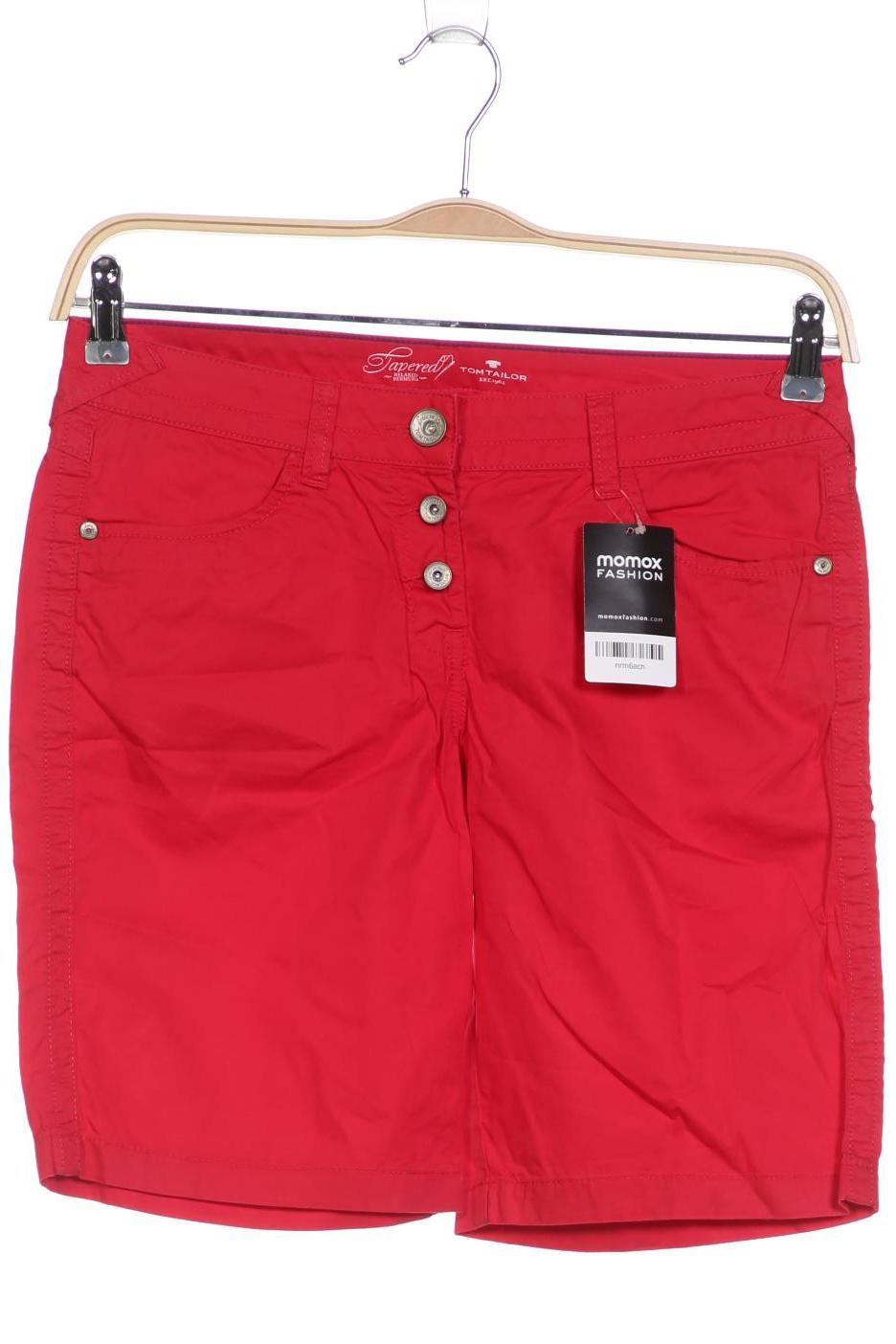 Tom Tailor Damen Shorts, rot von Tom Tailor