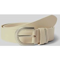 Tom Tailor Ledergürtel mit Dornschließe Modell 'SANDRA' in Offwhite, Größe 100 Tom Tailor Ledergürtel mit Dornschließe Modell 'SANDRA' in Offwhite, Größe 100 von Tom Tailor
