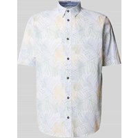 Tom Tailor Freizeithemd mit floralem Muster in Weiss, Größe L von Tom Tailor