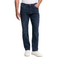 Tom Tailor Herren Jeans MARVIN STRAIGHT - Mid Waist - Straight Fit - Blau Schwarz von Tom Tailor