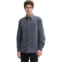 Tom Tailor Herren Langarm Hemd STRUCTURED SLUBYARN - Regular Fit von Tom Tailor