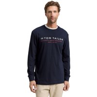 Tom Tailor Herren Langarmshirt PRINTED LONGSLEEVE - Regular Fit von Tom Tailor