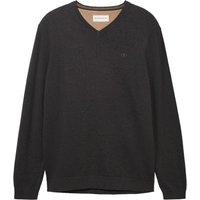 Tom Tailor Herren Pullover BASIC V-NECK - Relaxed Fit von Tom Tailor