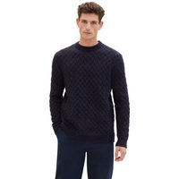 Tom Tailor Herren Rundhals Pullover COSY CABLE KNIT - Regular Fit von Tom Tailor