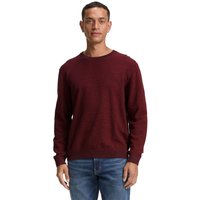 Tom Tailor Herren Rundhals Pullover STRUCTURED CREWNECK KNIT - Regular Fit von Tom Tailor