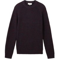 Tom Tailor Herren Rundhals Pullover TWOTONE KNIT - Relaxed Fit von Tom Tailor