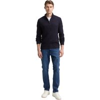 Tom Tailor Herren Stehkragen Pullover STRUCTURED MIX KNIT TROYER- Regular Fit von Tom Tailor