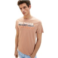 Tom Tailor Herren T-Shirt WORDING LOGO - Regular Fit von Tom Tailor