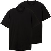 Tom Tailor Herren T-Shirts smart black 3XL von Tom Tailor