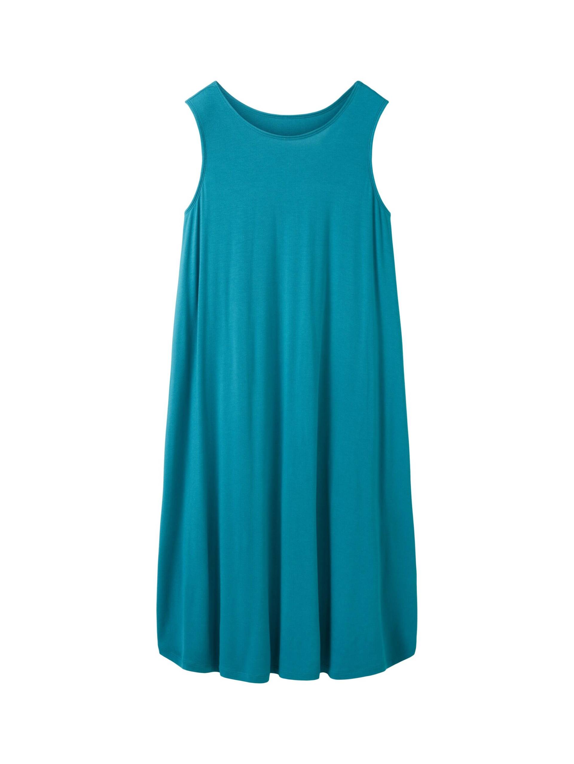 Tom Tailor - Jerseykleid mit Rückendetail petrol green - Gr. - 44 von Tom Tailor