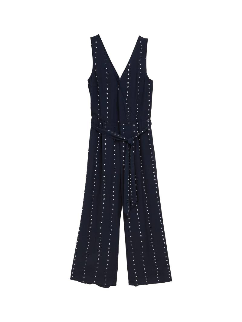 Tom Tailor - Jumpsuit mit Allover-Print navy dot print - Gr. - 34 von Tom Tailor