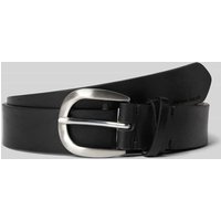 Tom Tailor Gürtel aus pflanzlich gegerbtem Leder in Black, Größe 80 von Tom Tailor