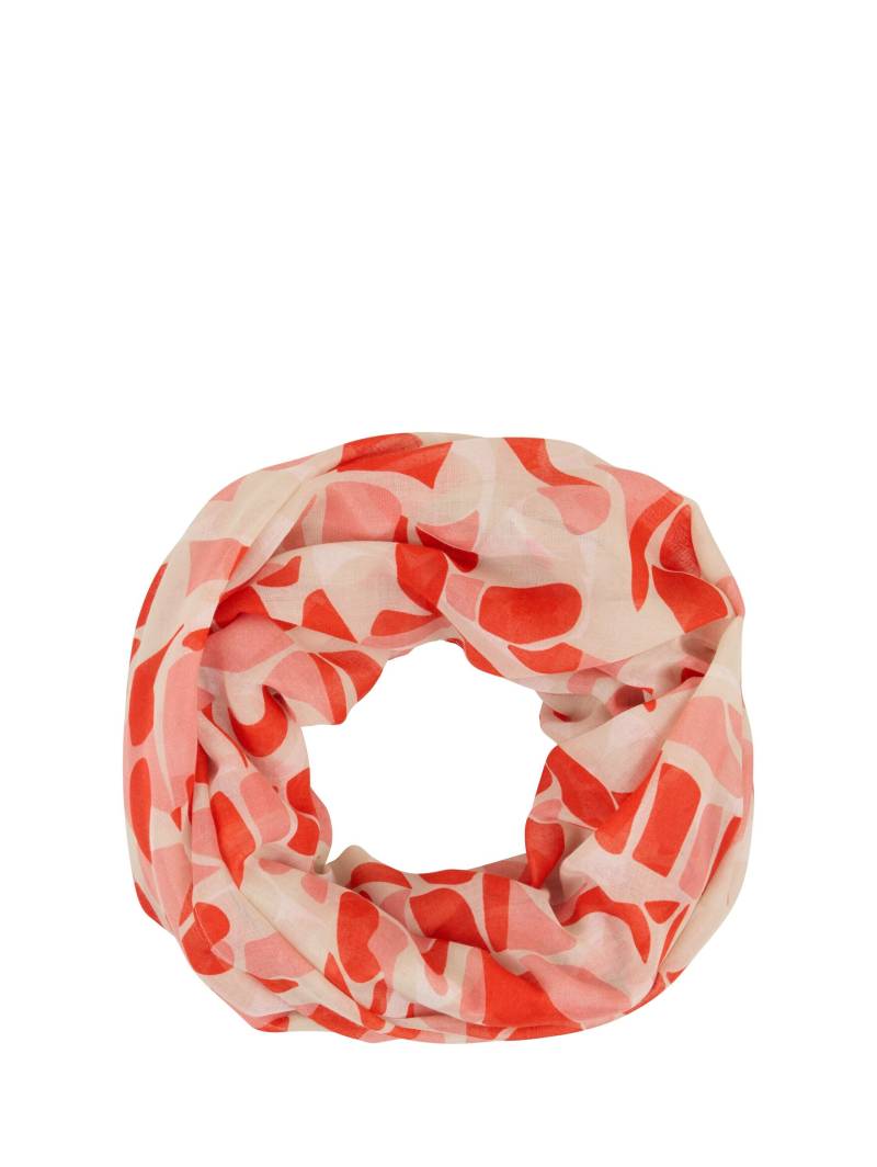 Tom Tailor - Loop-Schal mit Muster red dots and shapes design - Gr. - OS von Tom Tailor