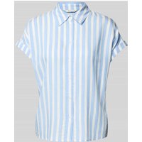 Tom Tailor Loose Fit Bluse mit Streifenmuster in Hellblau, Größe 46 von Tom Tailor