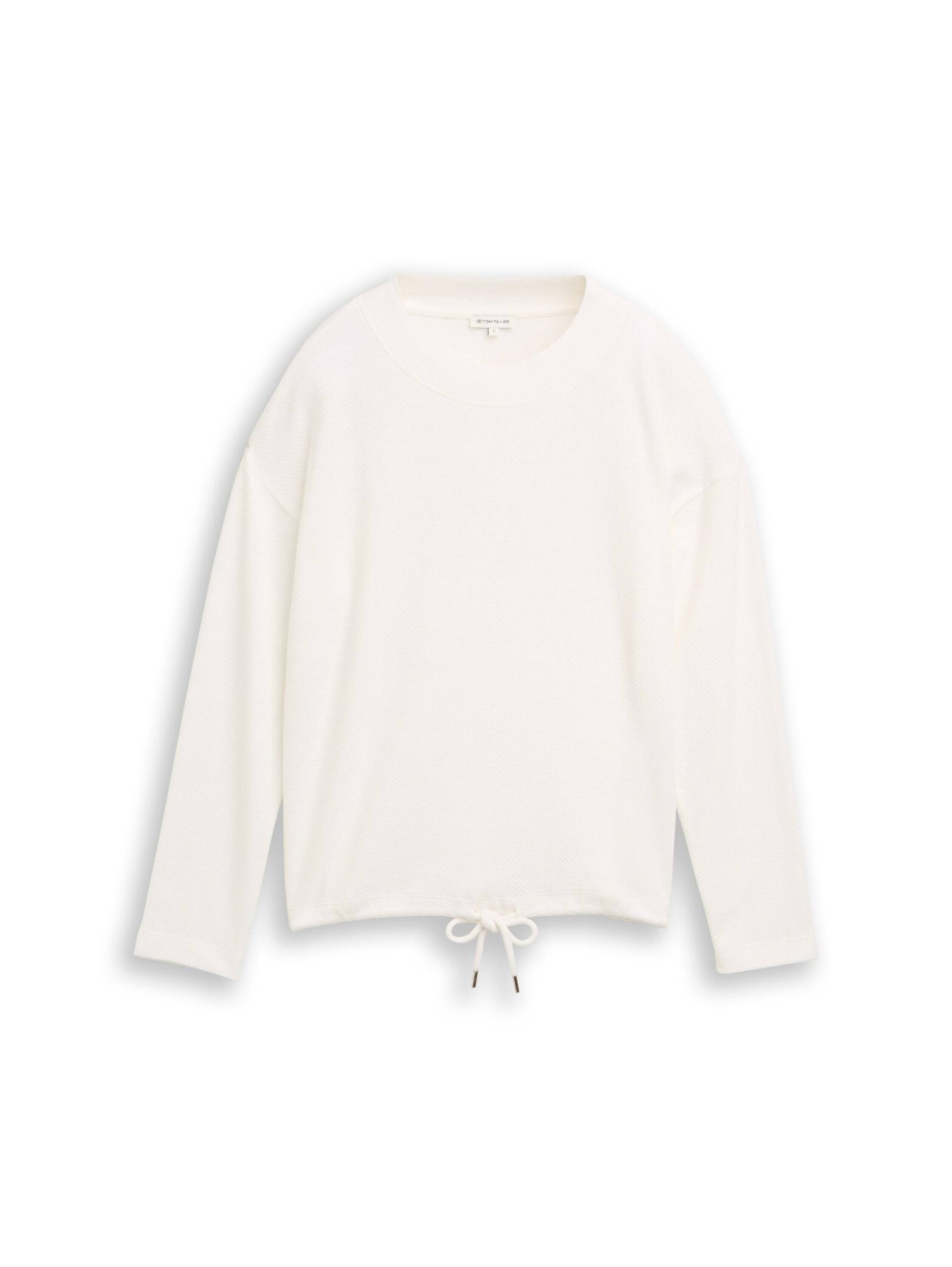 Tom Tailor - Loose Fit Sweatshirt whisper white - Gr. - XXXL von Tom Tailor